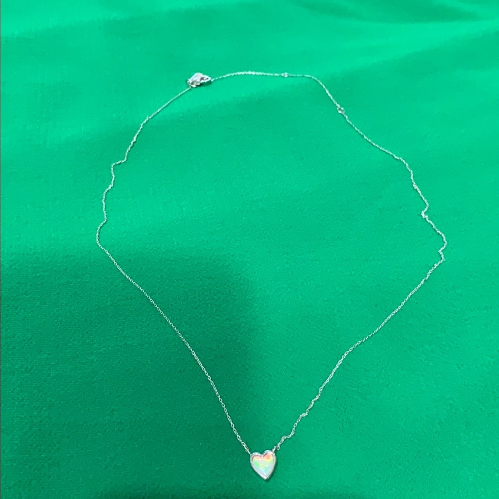A heart necklace